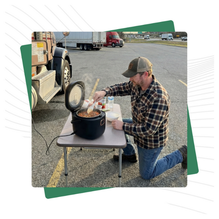 Multicooker turystyczny ryżowar samochodowy 2l 200W 12V 24V