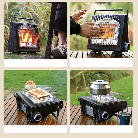 Piecyk gazowy turystyczny z funkcją kuchenki