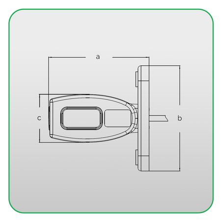 KAMAR Lampa obrysowa LED 100mm 12/24V