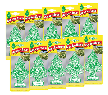 WUNDER-BAUM Drzewko zapachowe Everfresh / Zawsze Świeży x10