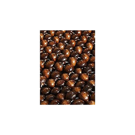 TRAKER Mata koralikowa z zagłówkiem na siedzenie fotel pokrowiec brązowa OSOBOWY BUS x2