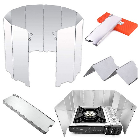 MaxiCamp Osłona przeciwwiatrowa składana do kuchenki turystycznej WIND COVER