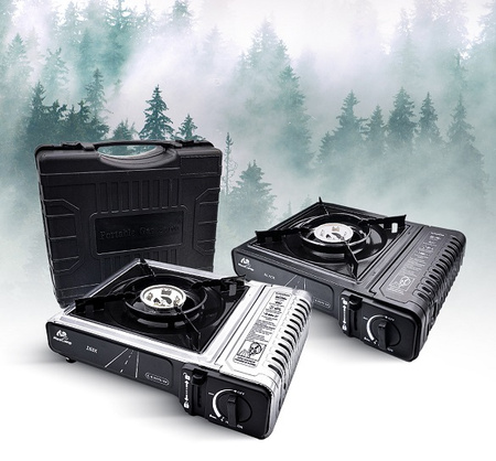 MaxiCamp Kuchenka turystyczna gazowa na kartusz INOX