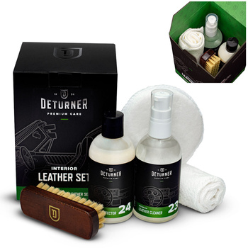 Deturner Leather Set zestaw do pielęgnacji skóry