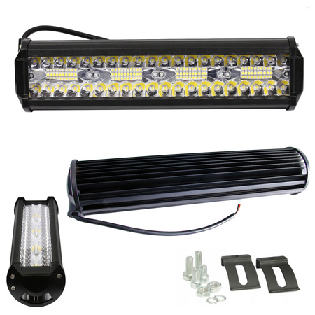 HERMON Panel lampa robocza LED x80 240W 12V 24V 30cm led bar