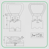 KAMAR Wtyczka + Gniazdo 2 PIN 24V 300A SW5 + SW4 zestaw