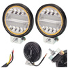 HERMON Lampa robocza okrągła 24 LED 12-24V + COB 24x3W FI 110 gr. 20mm x2