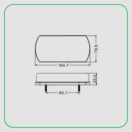 KAMAR Lampa tylna zespolona 27 LED 12/24 V prawa