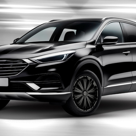 GÓRECKI Kołpaki GIGA BLACK 16”