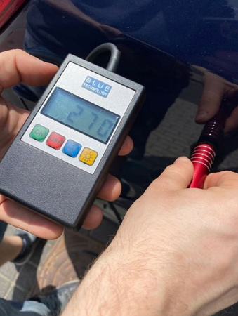 Blue Technology Miernik grubości lakieru MGR-11-S-AL Stal Aluminium Stal Ocynkowana 0-1990 µm