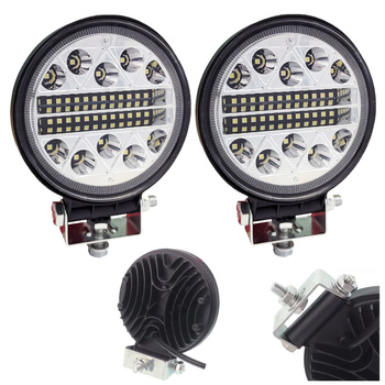 HERMON Lampa robocza halogen LED x28 84W 10-30V okrągła gr. 37mm x2