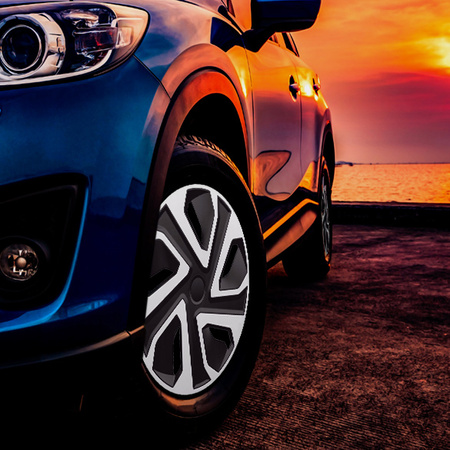 GÓRECKI Kołpaki ST SILVER BLACK 15"