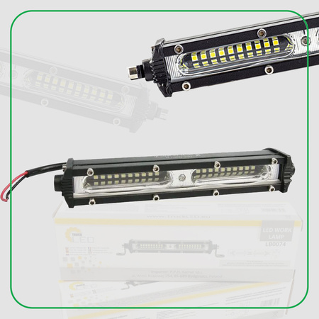 KAMAR Panel LED x18 led bar SLIM 1200lm 27W 19cm 12V 24V