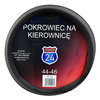 TRAKER Pokrowiec na kierownice TIR ciężarówka 44 - 46cm czarno - szary