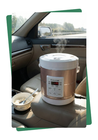 Multicooker turystyczny ryżowar samochodowy 1,6l 180W 12V 24V