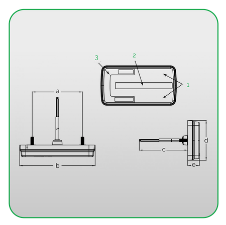 KAMAR Lampa tylna zespolona LED neon dynamiczny kierunek 12/24V x2