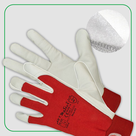 ART.MAS Rękawice ochronne robocze RTOP-EX kat. 2 skóra licowa kozia r. 10 x12