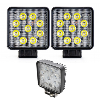 KAMAR Lampa robocza LED 9x LED 24W 1430 lm flood kwadratowa x2