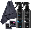 FRESSO Interior Cleaner czyszczenie wnętrza 0,5L + FRESSO Interior Dressing do wnętrza 0,5L + FRESSO Mikrofibra Agnes Towel 40x40 cm , 360 g/m2 x2