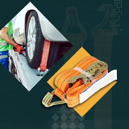 HERMON Pas transportowy 5t 10m 50mm