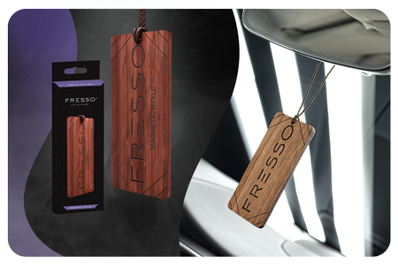 FRESSO Magnetic Style drewniana zawieszka zapachowa x3
