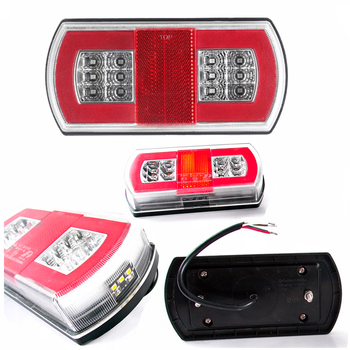 KAMAR Lampa tylna zespolona 27 LED 12/24 V lewa