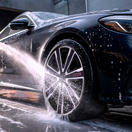 GÓRECKI Kołpaki GTR CARBON SILVER BLACK 15"