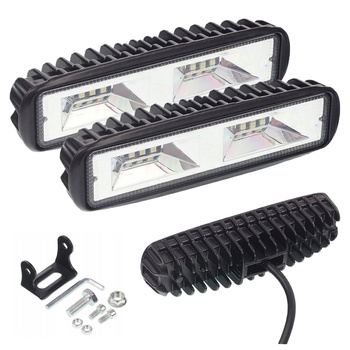 HERMON Lampa robocza halogen jazda dzienna LED x12 36W 10-30V prostokątna 147x37x41mm x2