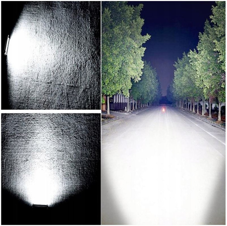 HERMON Panel lampa robocza LED x200 600W 12V 24V 71cm led bar OFF - ROAD